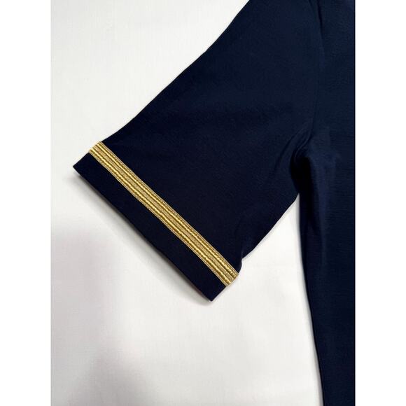 Ralph Lauren boatneck, NWT Blue embossed buttons for signature Lauren style - Picture 8 of 11